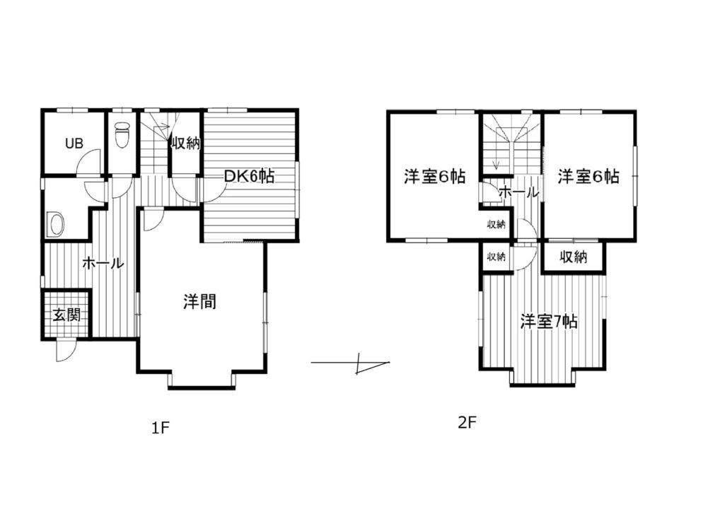 富山市婦中町麦島中古住宅図面