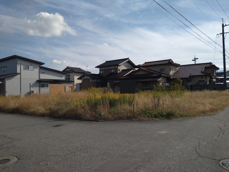富山市八尾町黒田の土地写真