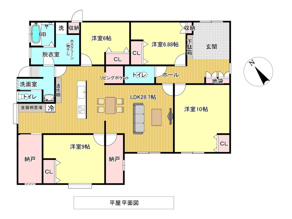 下新川郡入善町東狐中古住宅図面