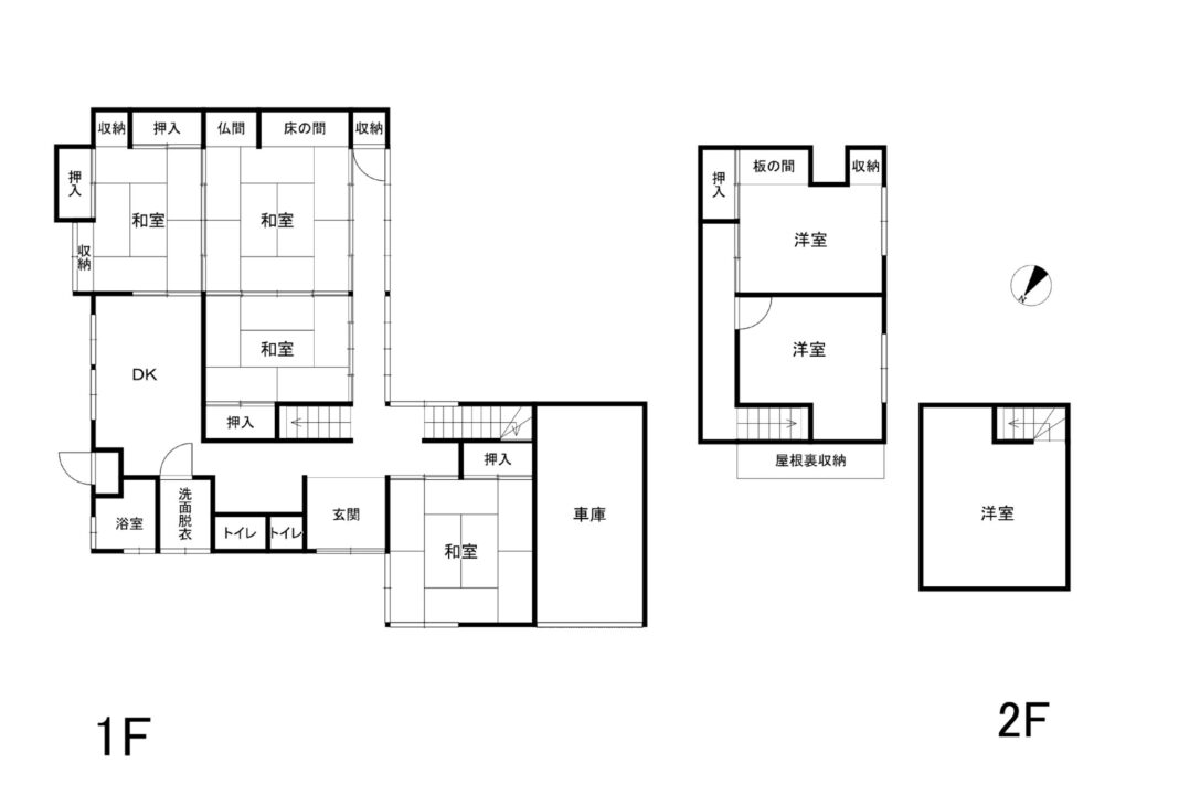 滑川市下島中古住宅図面