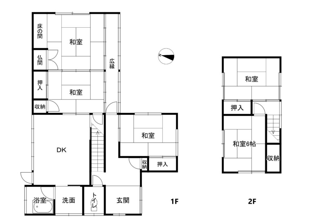 富山市一本木中古住宅図面