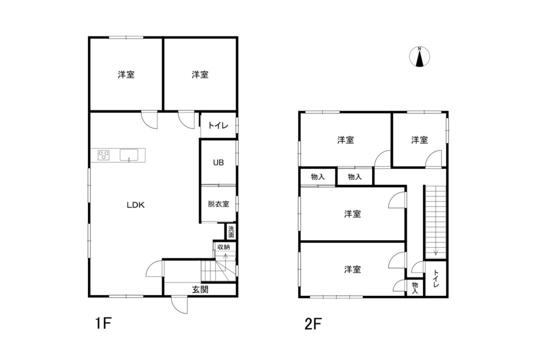 滑川市領家町中古住宅図面