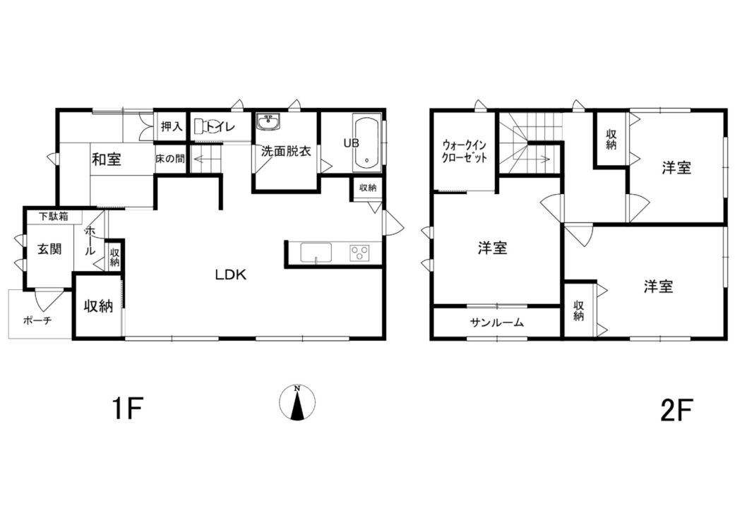 富山市婦中町持田中古住宅図面
