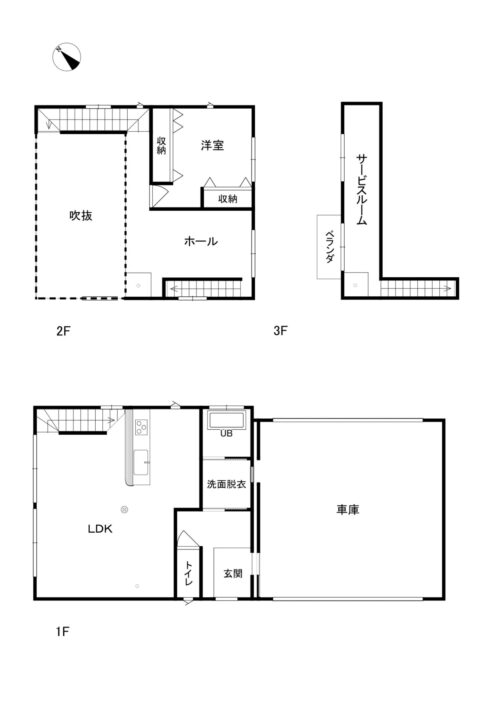 入善町上飯野中古住宅図面