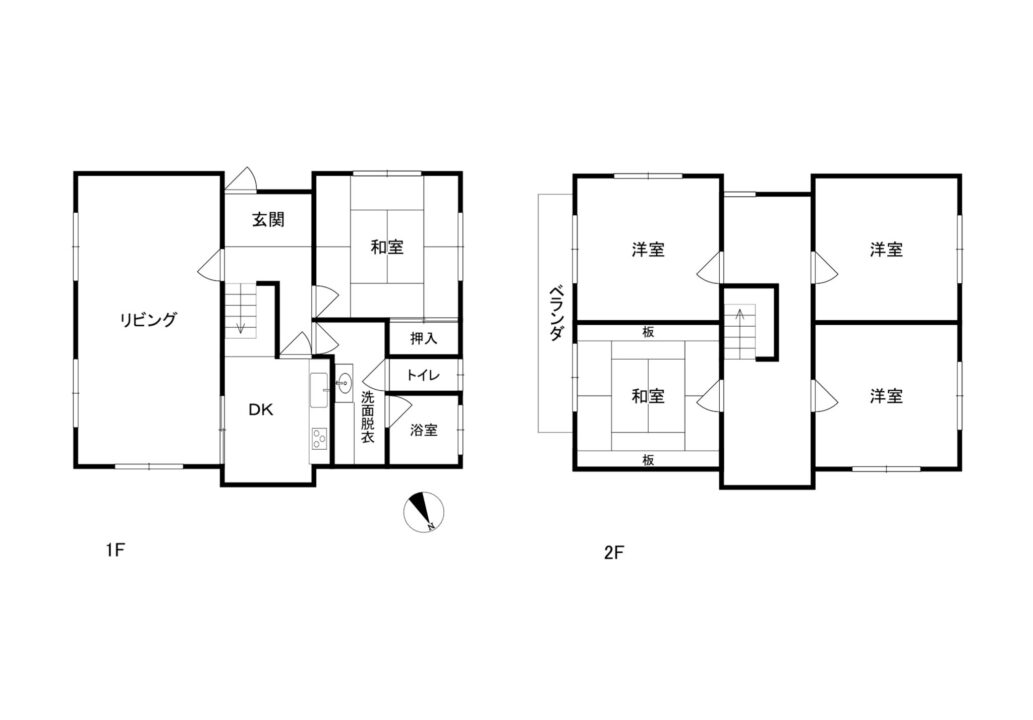 富山市安養坊中古住宅図面