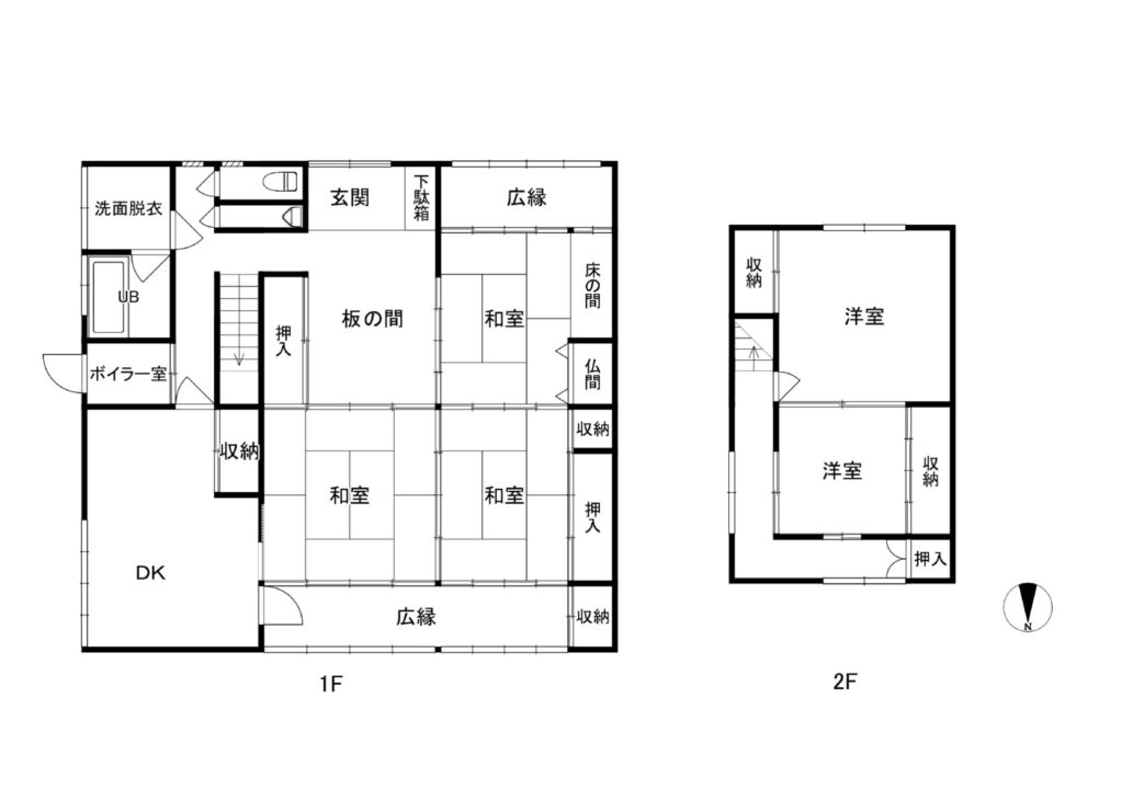 富山市大塚中古住宅図面