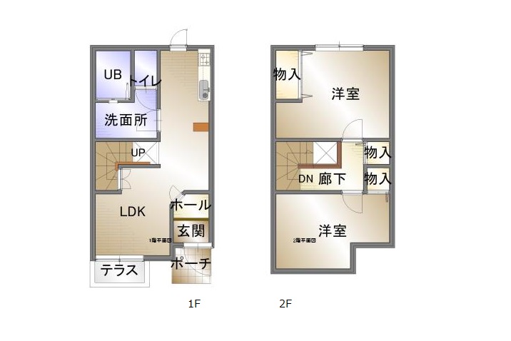 富山市町村１丁目フラワービュー写真