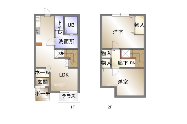 富山市町村１丁目フラワービュー写真