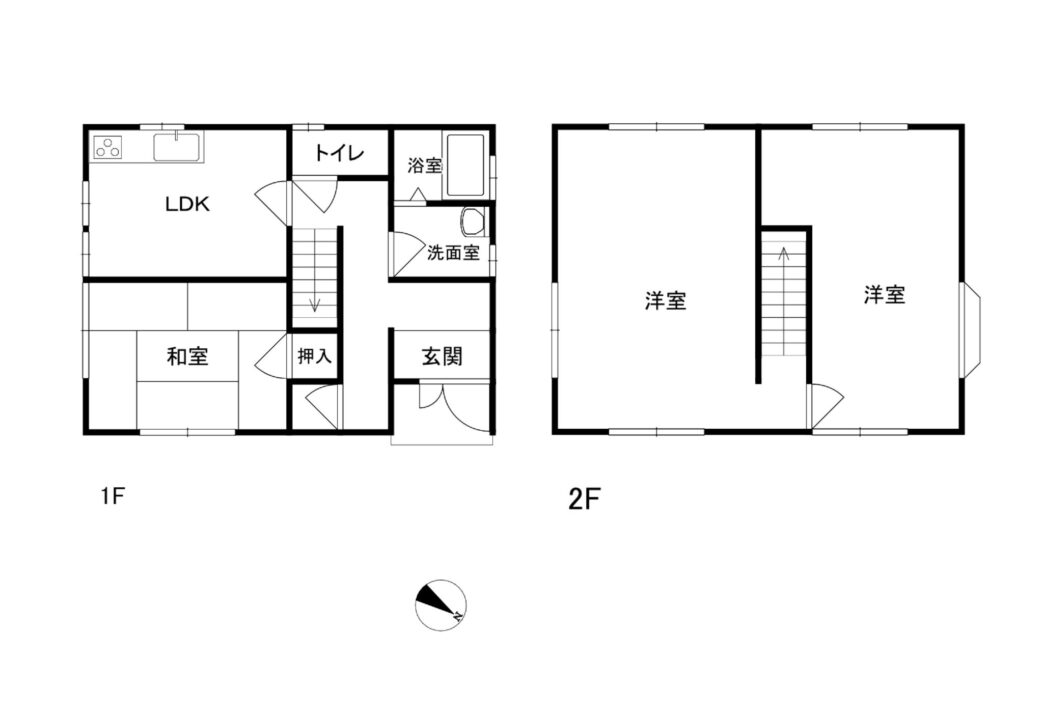 魚津市横枕中古住宅図面