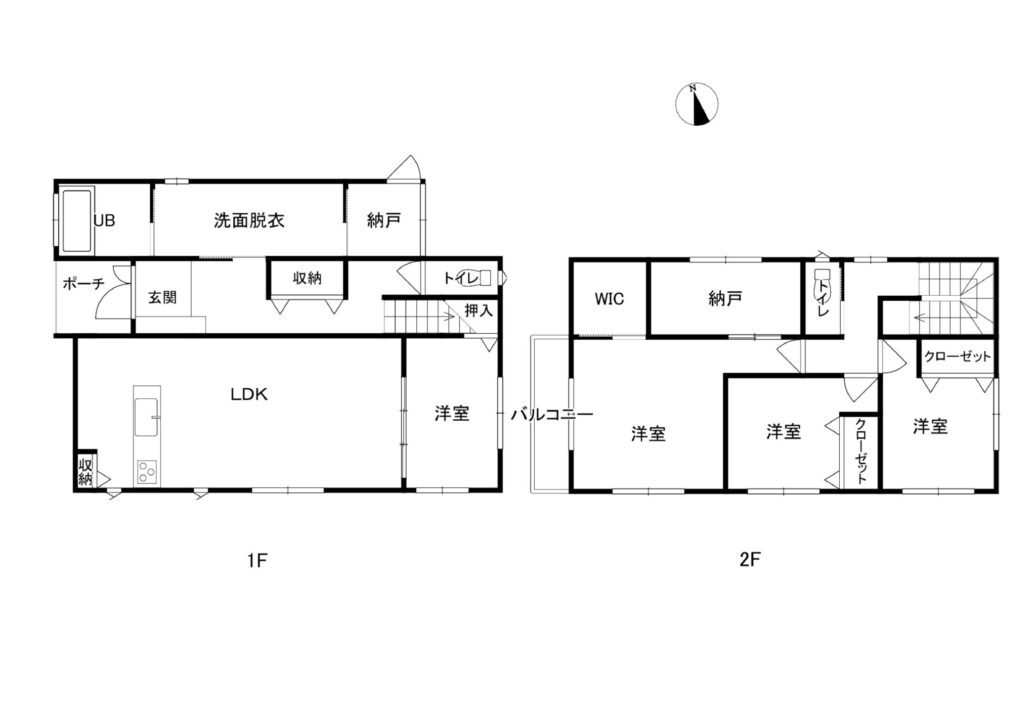 高岡市佐野中古住宅図面
